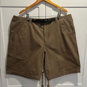 Mountain Hardwear Tan Cargo Outdoor Workwear Cotton Shorts Size XXL